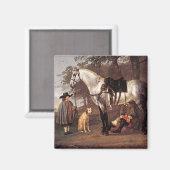 Pferd in einer Landschaft Aelbert Cuyp Magnet (Vorderseite/Rückseite)