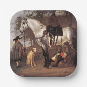 Pferd in einer Landschaft Aelbert Cuyp Pappteller (Vorderseite)
