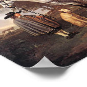 Pferd in einer Landschaft Aelbert Cuyp Poster (Ecke)