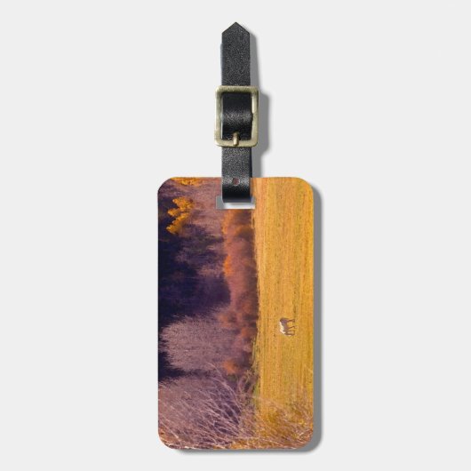 Pferd in Fall I Gepäckanhänger (Vorderseite vertikal)