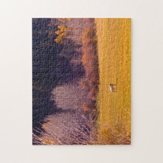 Pferd in Fall I Puzzle (Vertikal)