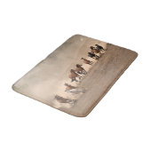 Pferd in Fall II Badematte (Schrägansicht)