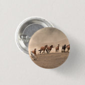 Pferd in Fall II Button (Vorne & Hinten)