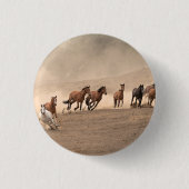 Pferd in Fall II Button (Vorderseite)