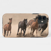 Pferd in Fall II Case-Mate iPhone Hülle (Rückseite (Horizontal))