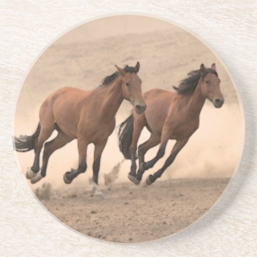 Pferd in Fall II Getränkeuntersetzer (Vorne)