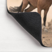 Pferd in Fall II Mousepad (Ecke)