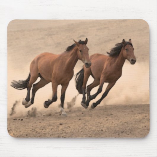 Pferd in Fall II Mousepad (Vorne)