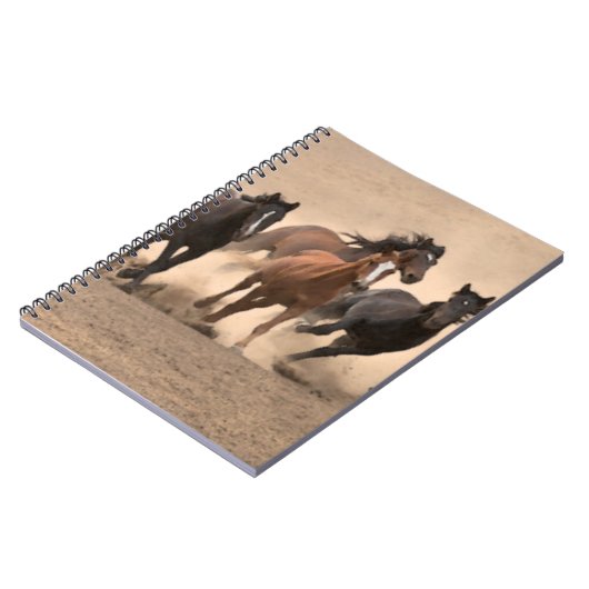 Pferd in Fall II Notizblock (Linke Seite)