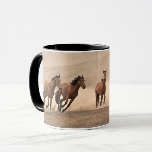 Pferd in Fall II Tasse (Vorderseite Links)