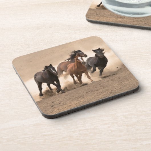 Pferd in Fall II Untersetzer (Linke Seite)