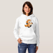Pferd in Kostüm Hoodie (Vorne ganz)