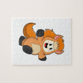 Pferd in Kostüm Puzzle (Horizontal)