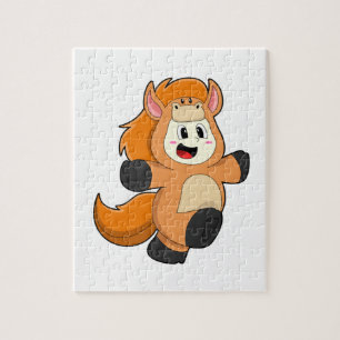 Pferd in Kostüm Puzzle