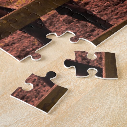 Pferd in Paddock Personalisiert Puzzle (Seite)