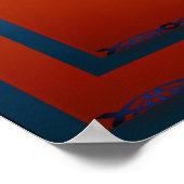 Pferd in Pfeilen Posters Poster (Ecke)