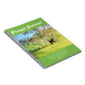 Pferd in Weiden-Gebets-Zeitschrift 2-7 Notizblock (Rechte Seite)