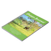 Pferd in Weiden-Gebets-Zeitschrift 2-7 Notizblock (Linke Seite)