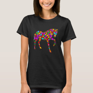 Pferd Internationaler Punktetag Punkte Grafik T-Shirt