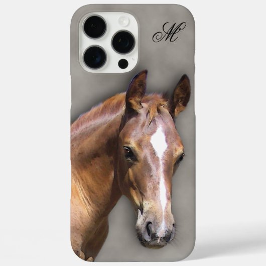 Pferd iPhone Case (Rückseite)