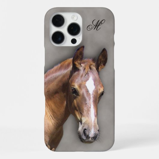 Pferd iPhone Case Hülle (Rückseite)