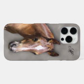 Pferd iPhone Case Hülle (Rückseite (Horizontal))