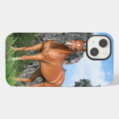 Pferd iPhone Hülle (Rückseite (Horizontal))