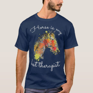 Pferd ist mein bester Therapeut ShortSleeve Unisex T-Shirt
