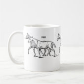Pferd Kaffeetasse (Links)