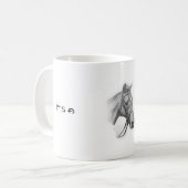 Pferd Kaffeetasse (Vorderseite Links)