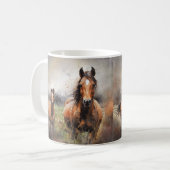 Pferd Kaffeetasse (Vorderseite Links)