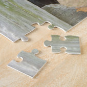 Pferd kauen einen Zaun Post Puzzle (Seite)