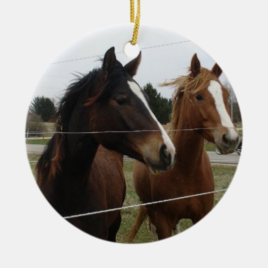 Pferd Keramikornament (Vorne)