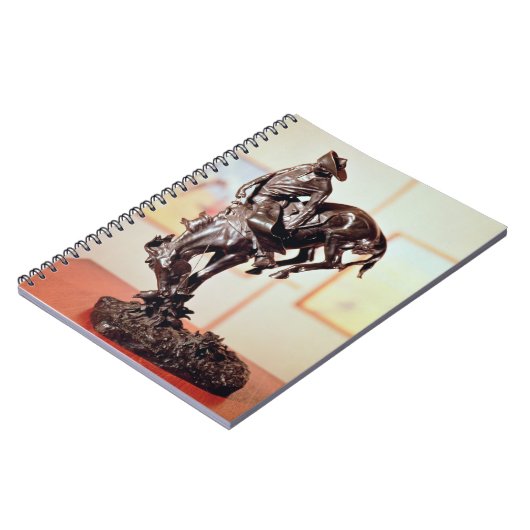 Pferd-Kerl (Bronze) Notizblock (Linke Seite)