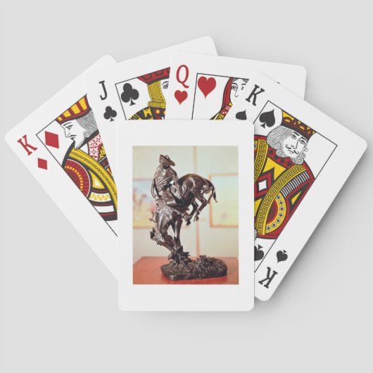 Pferd-Kerl (Bronze) Spielkarten (Rückseite)