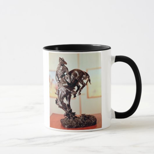 Pferd-Kerl (Bronze) Tasse (Rechts)