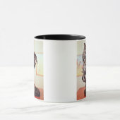 Pferd-Kerl (Bronze) Tasse (Zentrum)