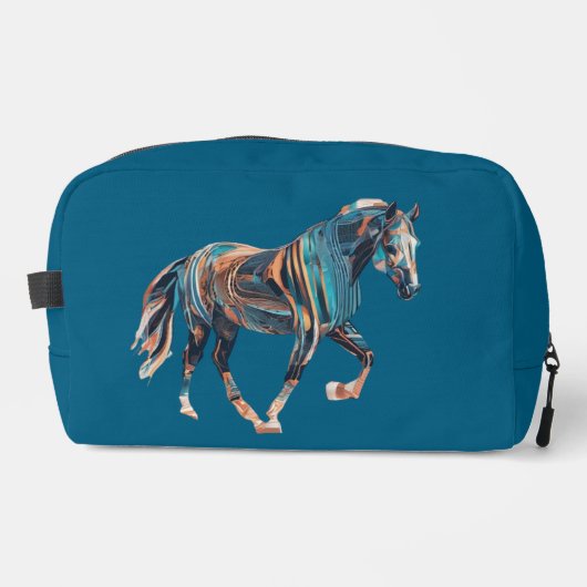 Pferd-Kosmetiktasche Waschbeutel (Vorderseite)