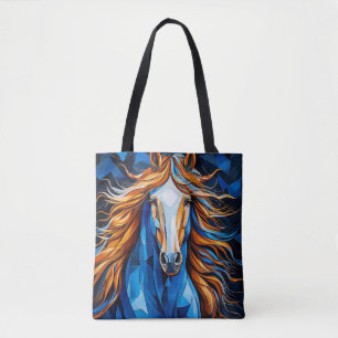 Pferd Künstlerisches Equine Schönheit & Lebendige Tasche