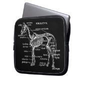 Pferd Laptopschutzhülle (Vorderseite Links)