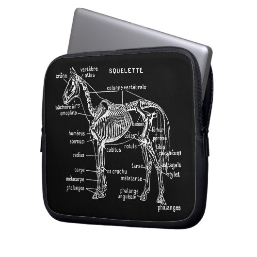 Pferd Laptopschutzhülle (Vorderseite Links)