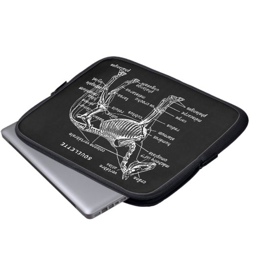 Pferd Laptopschutzhülle (Vorne Knopf)