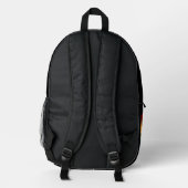 Pferd läuft bedruckter rucksack (Rückseite)