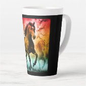 Pferd läuft milchtasse (Rechte Ecke)