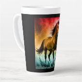 Pferd läuft milchtasse (Linke Ecke)