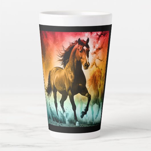Pferd läuft milchtasse (Vorderseite)