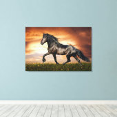 Pferd Leinwanddruck (Insitu (Holzboden))