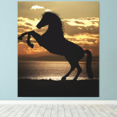 Pferd Leinwanddruck (Insitu (Holzboden))