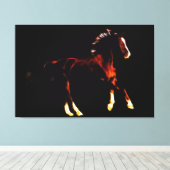 Pferd Leinwanddruck (Insitu (Holzboden))