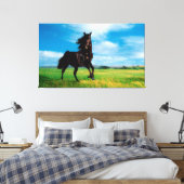 Pferd Leinwanddruck (Insitu (Schlafzimmer))